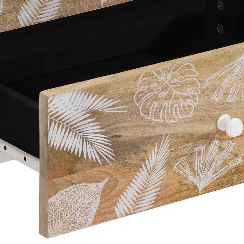 sengebord 50x33x60 cm massivt mangotræ