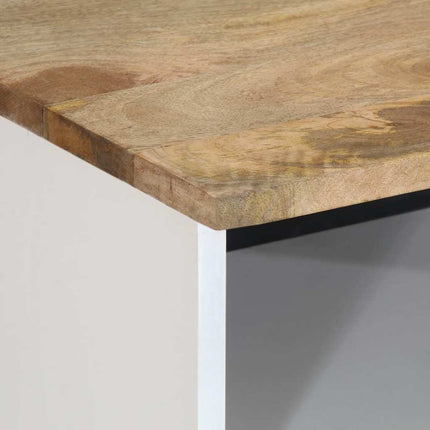 tv-bord 100x33,5x46 cm massivt mangotræ