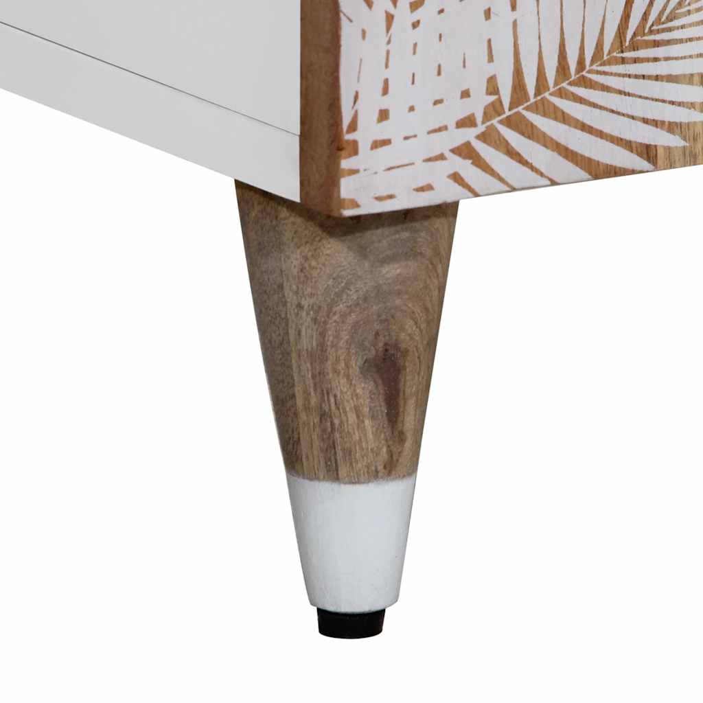 badeværelsesskab 38x33,5x160 cm massivt mangotræ