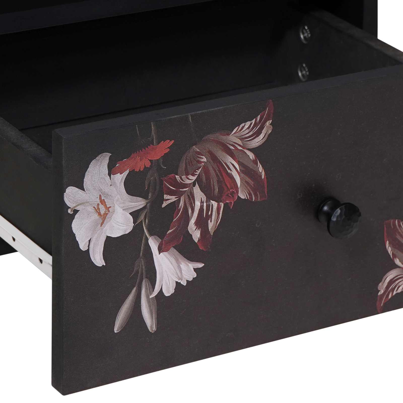 Sengebord med skuffe Brun 40 x 33 x 46 cm Massivt mangotræ