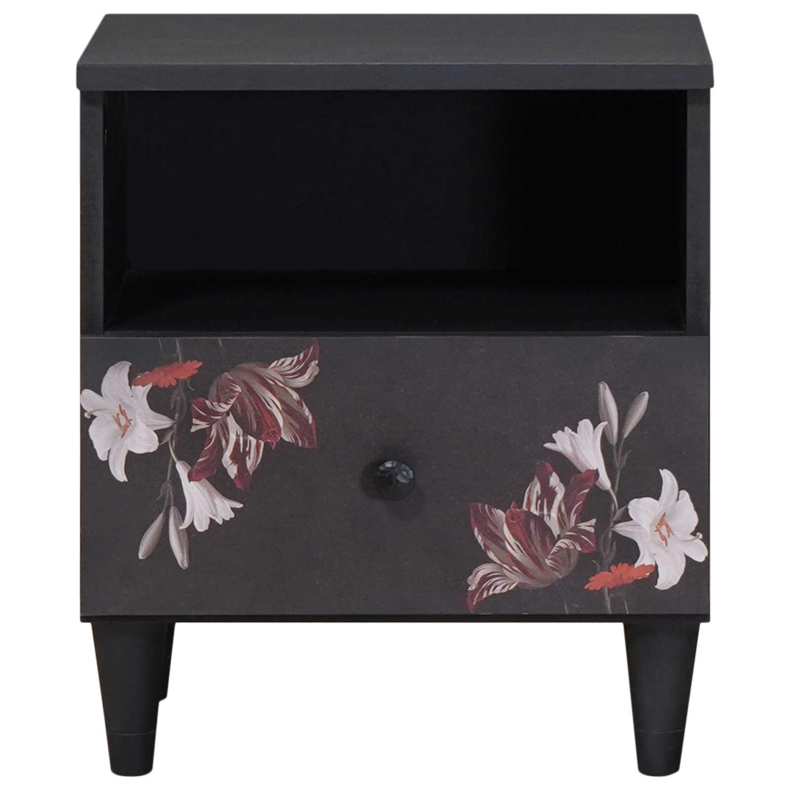 Sengebord med skuffe Brun 40 x 33 x 46 cm Massivt mangotræ