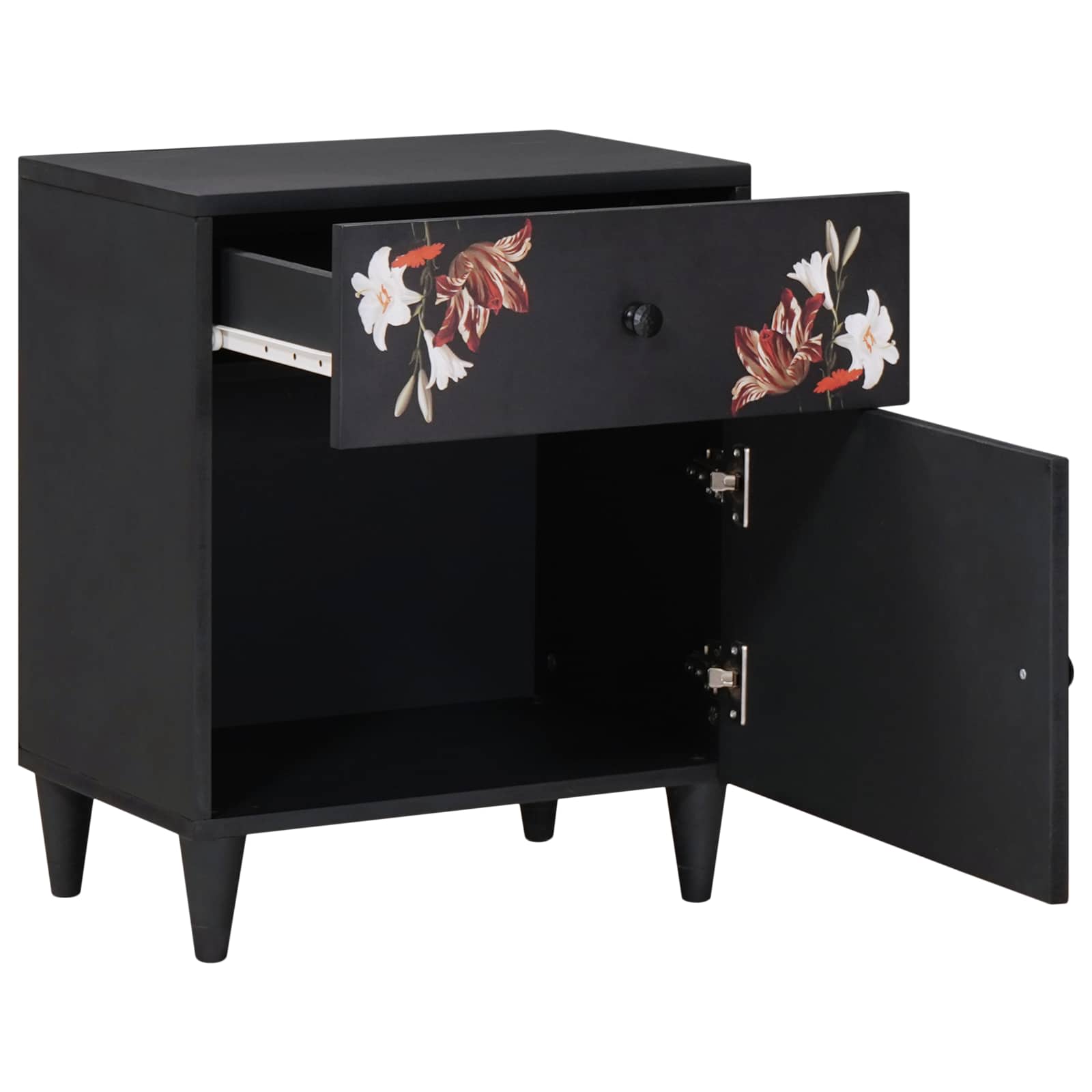 Sengebord Flerfarvet 50 x 33 x 60 cm Massivt mangotræ