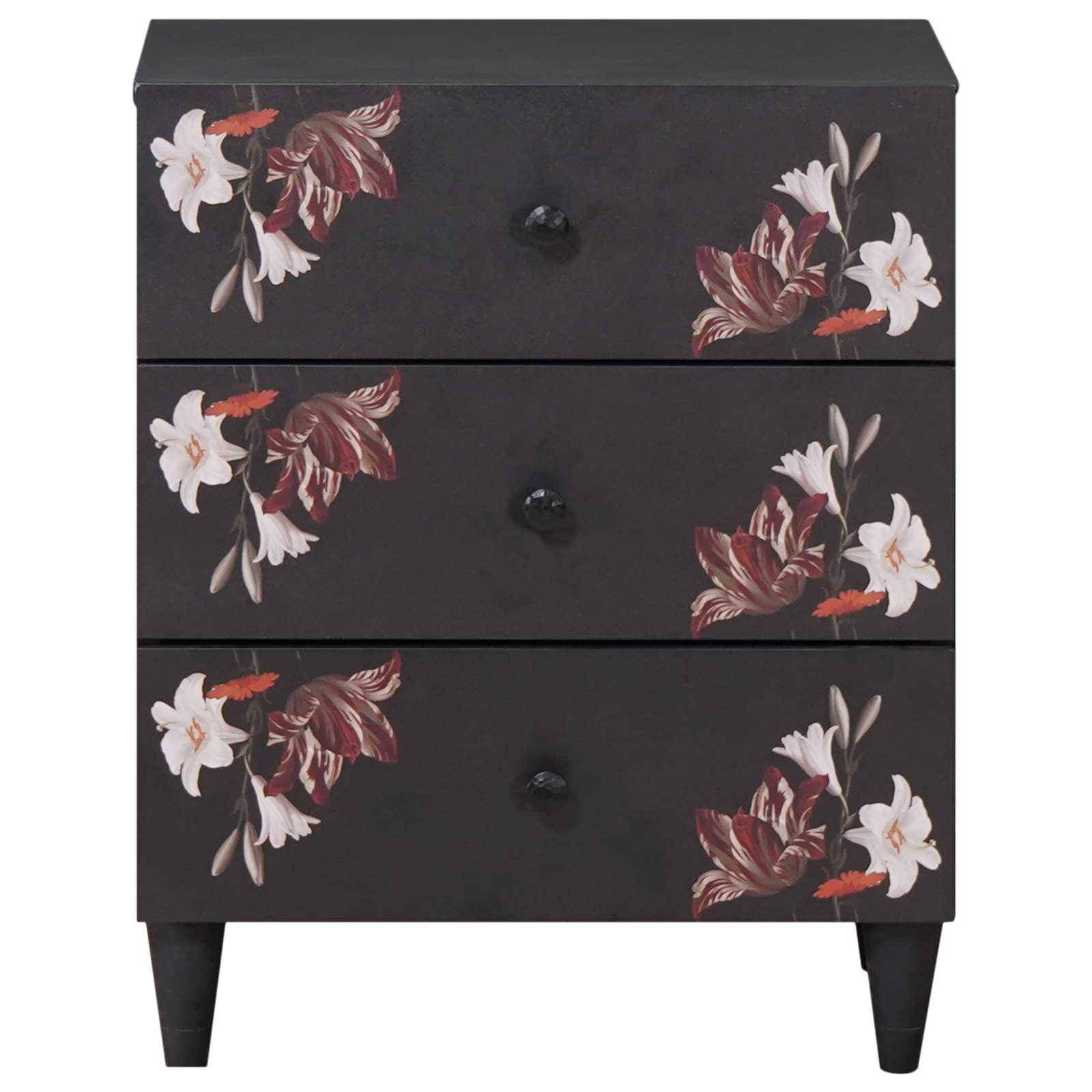 Sengebord Flerfarvet 50 x 33 x 60 cm Massivt mangotræ