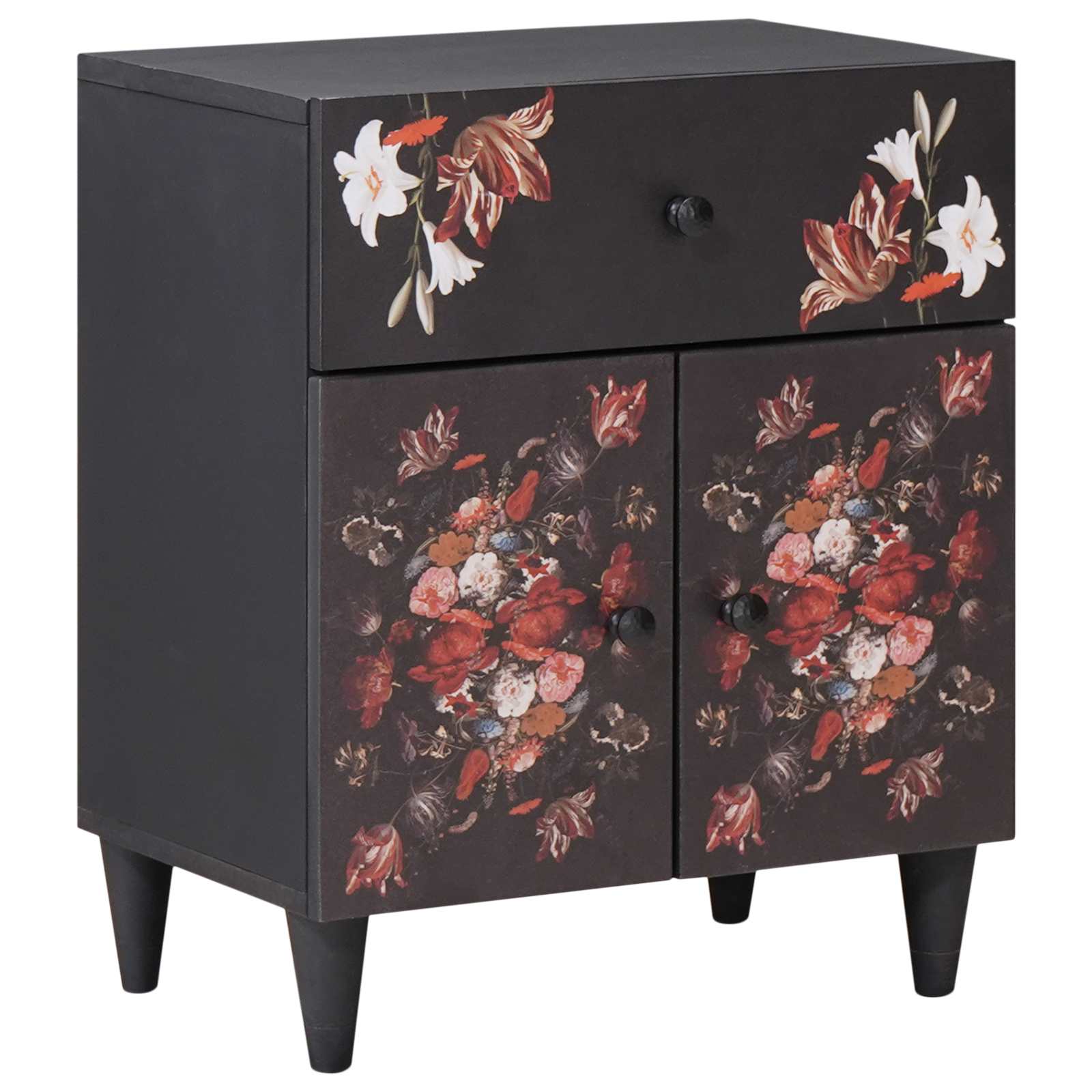 Sengebord Flerfarvet 50 x 33 x 60 cm Massivt mangotræ