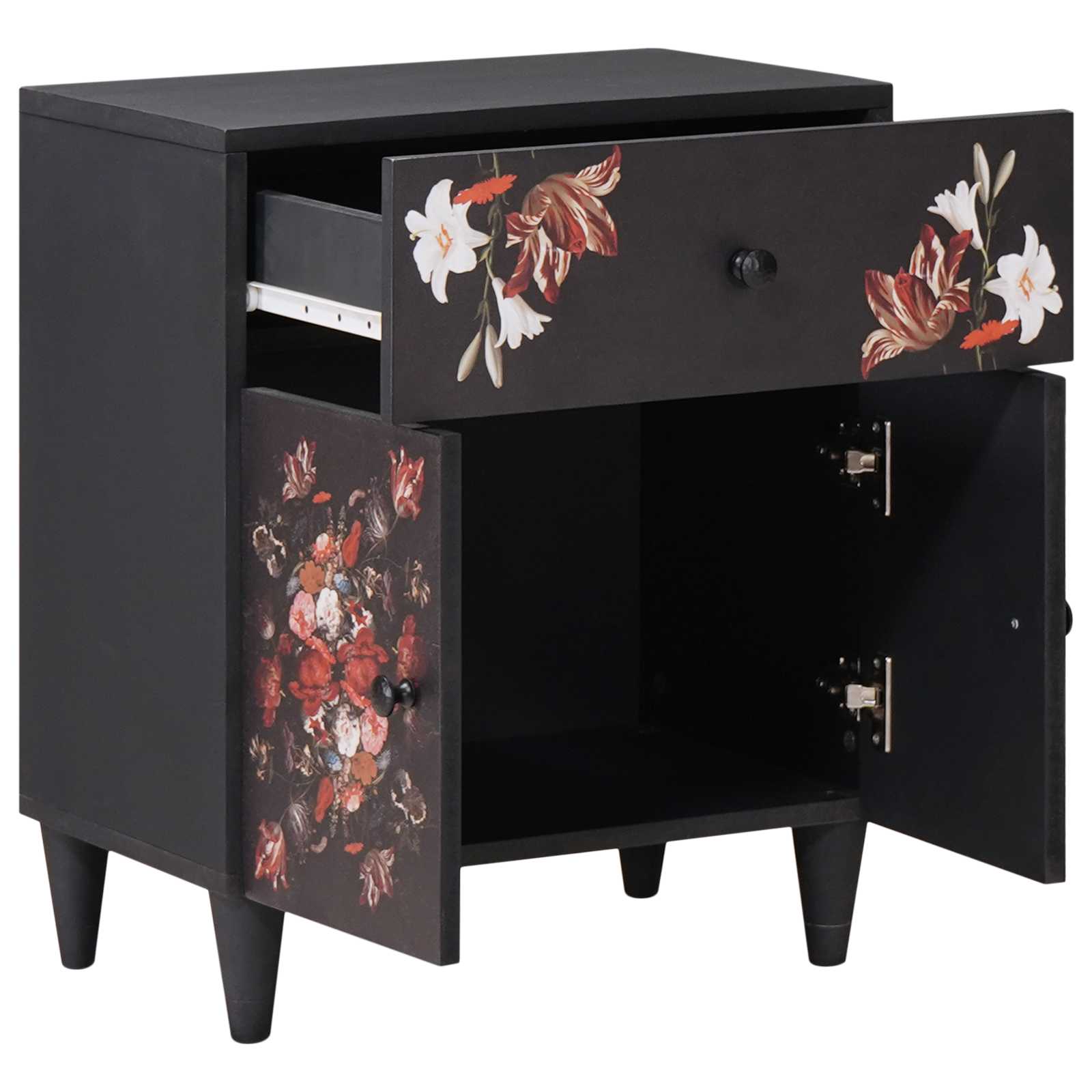 Sengebord Flerfarvet 50 x 33 x 60 cm Massivt mangotræ