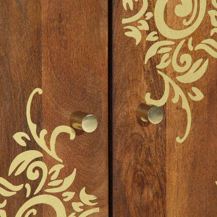 Sideboard Brun 60 x 33 x 75 cm Massivt mangotræ