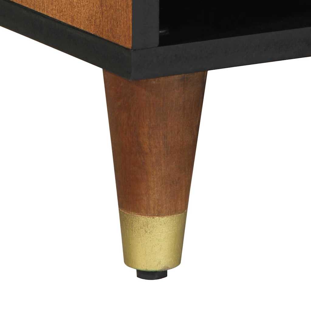 TV-skab med hylde Honningbrun 100 x 33 x 46 cm Massivt mangotræ