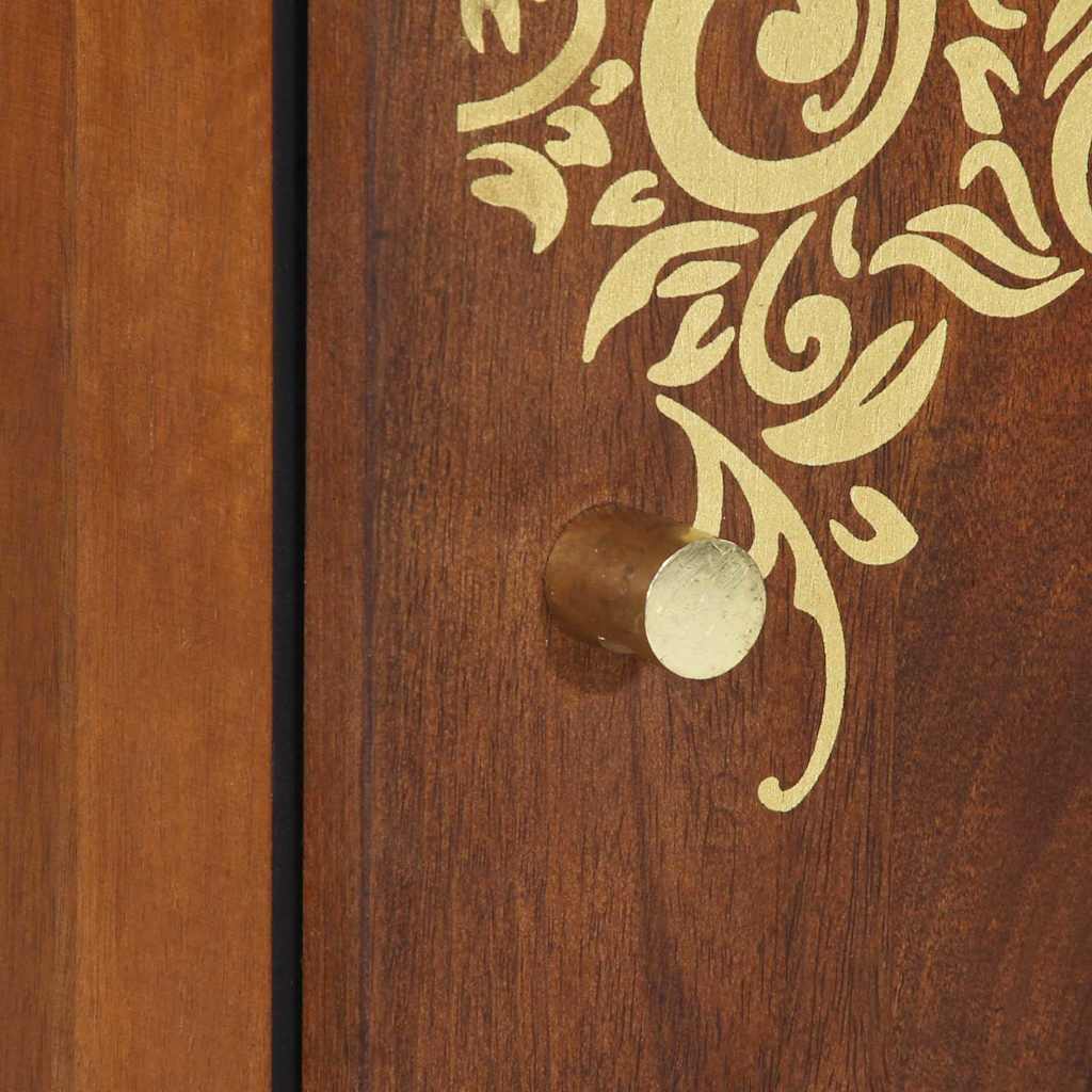 Badeværelsesskab Honningbrun 38 x 33 x 58 cm Massivt mangotræ