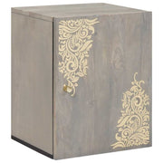 Vægskab Vægmonteret Grå 38 x 33 x 48 cm Massivt mangotræ