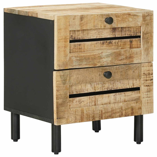 Sengebord Naturfarvet 40 x 33 x 46 cm Massivt mangotræ