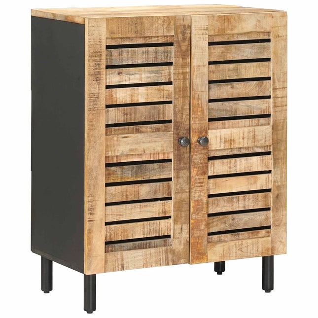 Opbevaringsskabe 60 x 33 x 75 cm Massivt mangotræ Naturfarvet