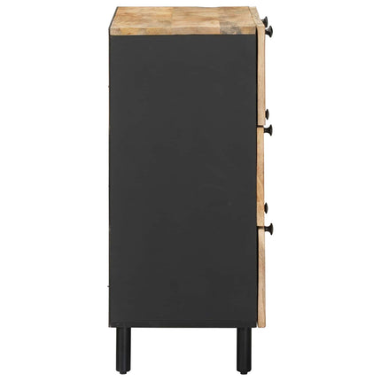 Opbevaringsskabe 60 x 33 x 75 cm Massivt mangotræ Naturfarvet