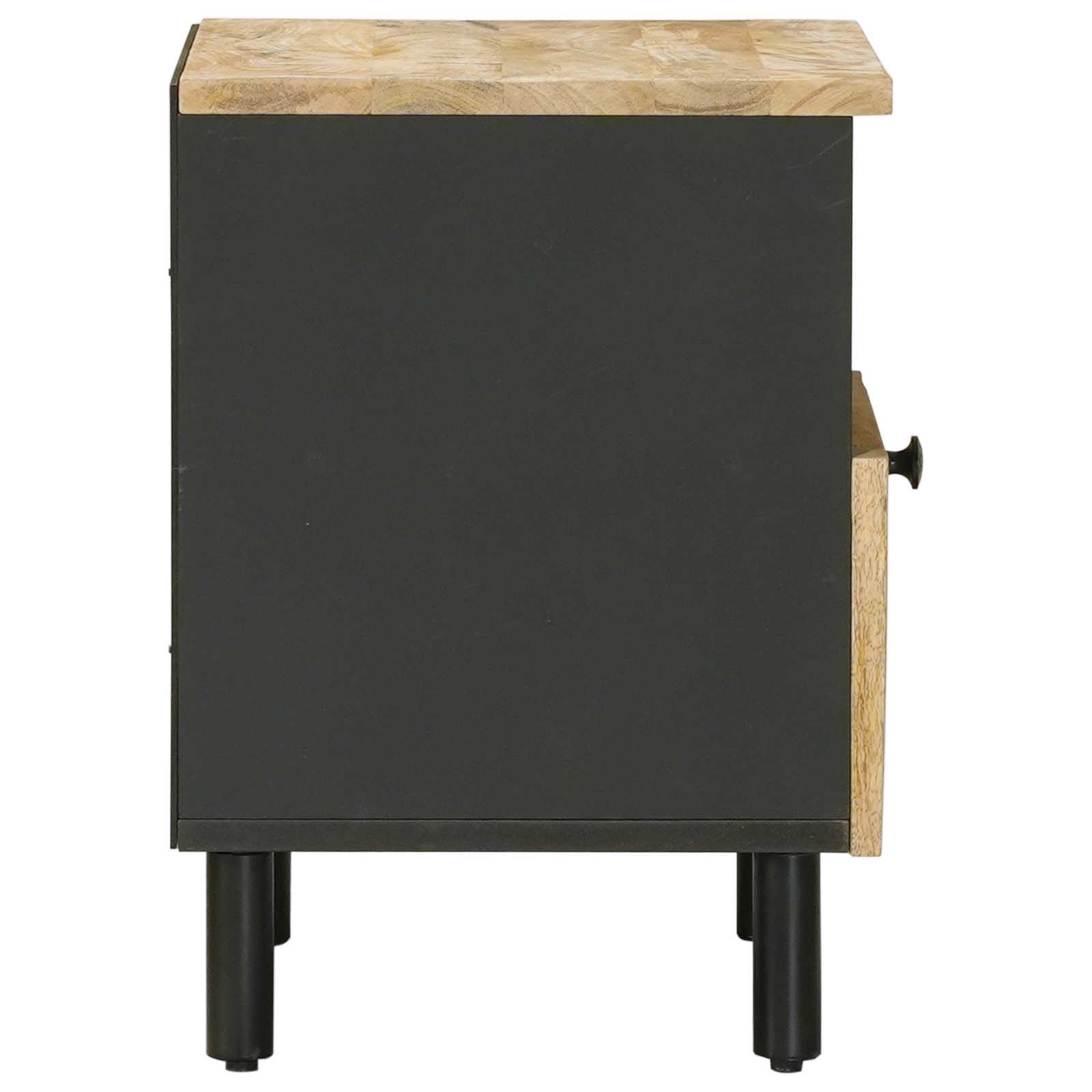 Sengebord 2 pcs Brun 40 x 33 x 46 cm Massivt mangotræ