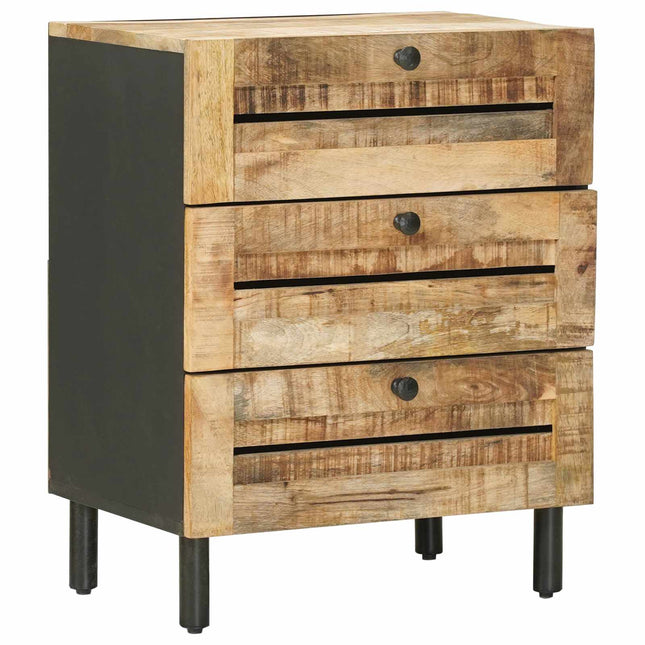Sengebord Naturfarvet 50 x 33 x 62 cm Massivt mangotræ