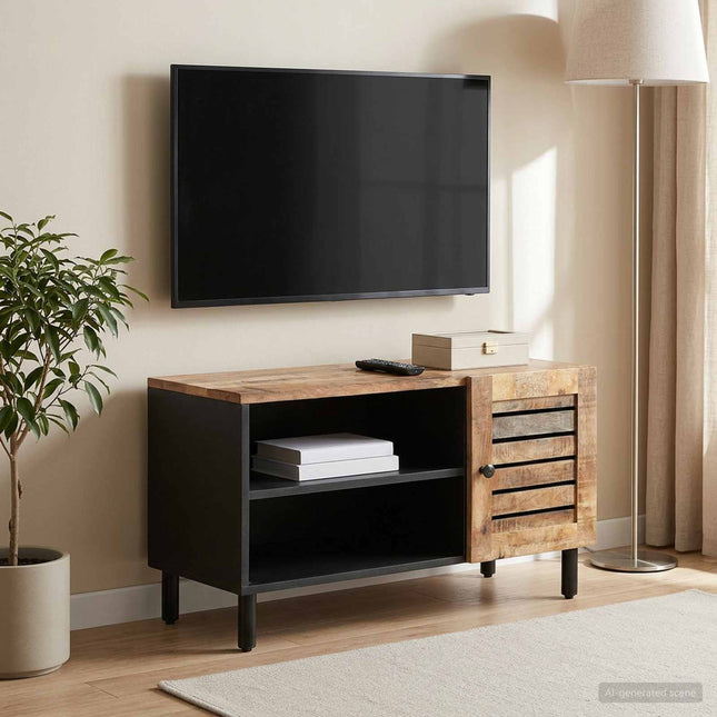 Opbevaringsskabe Naturfarvet 80 x 33 x 46 cm Massivt mangotræ