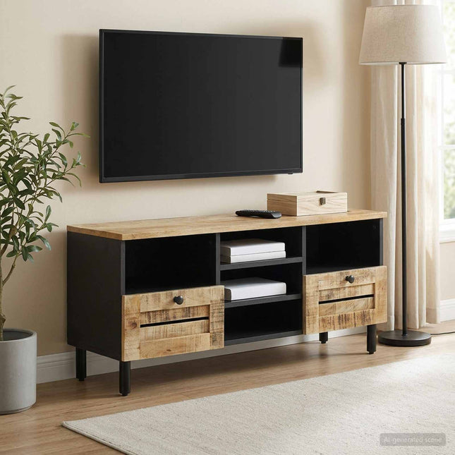 Opbevaringsskabe Naturfarvet 100 x 33 x 46 cm Massivt mangotræ