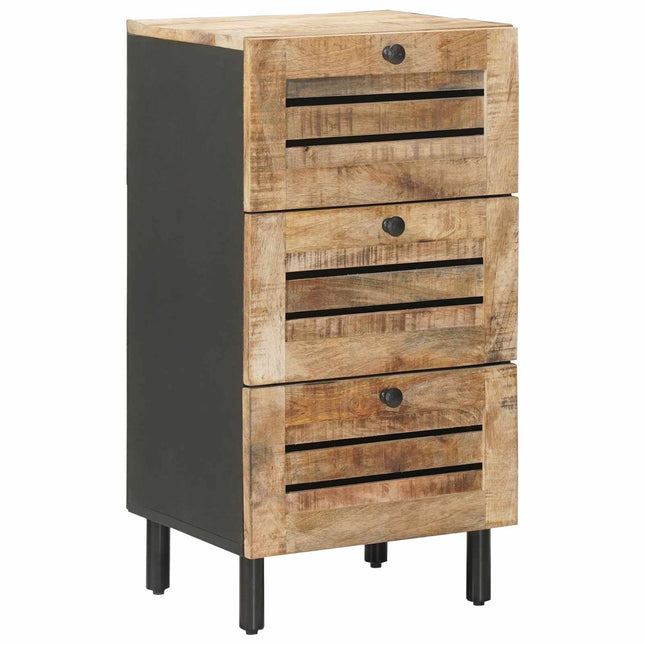 Opbevaringsskabe Naturfarvet 40 x 33 x 75 cm Massivt mangotræ