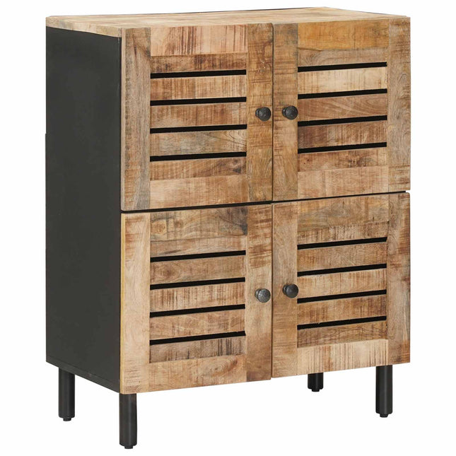 Opbevaringsskabe Naturfarvet 60 x 33 x 75 cm Massivt mangotræ