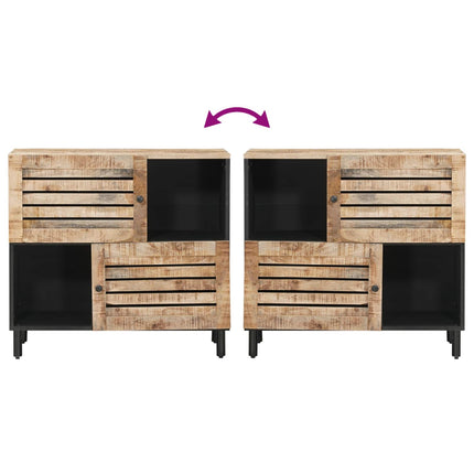 Opbevaringsskabe Brun 80 x 33,5 x 75 cm Massivt mangotræ