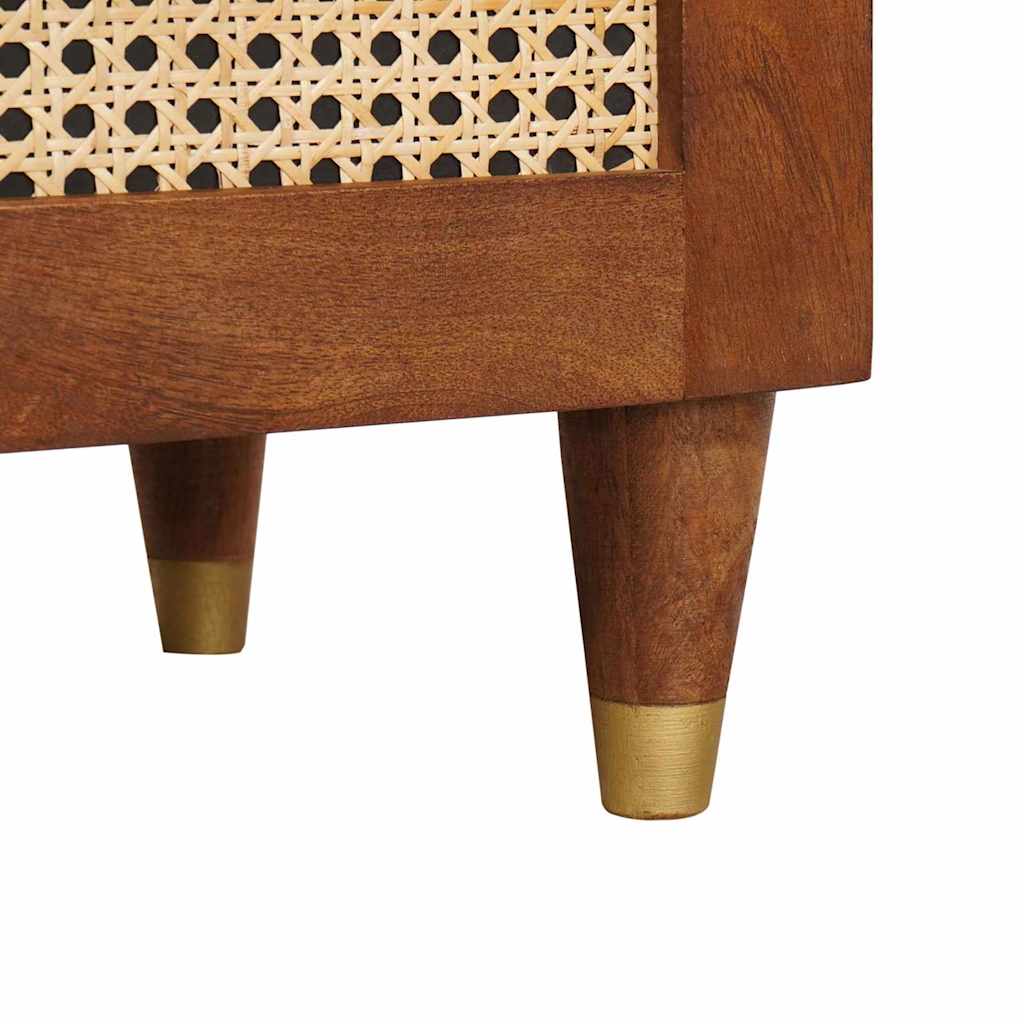 Sengeborde med skuffe 2 pcs 40 x 33,5 x 46 cm