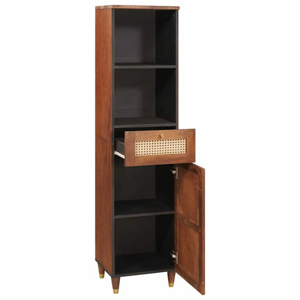 Sideboard med skuffe Brun 38 x 33,5 x 160 cm Massivt mangotræ