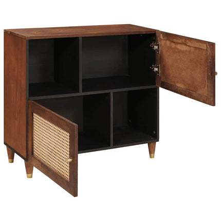 Sideboard Brun 80 x 33,5 x 75 cm Massivt mangotræ