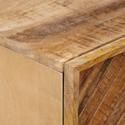 Sengebord 2 pcs Brun 40 x 33,5 x 46 cm Massivt mangotræ