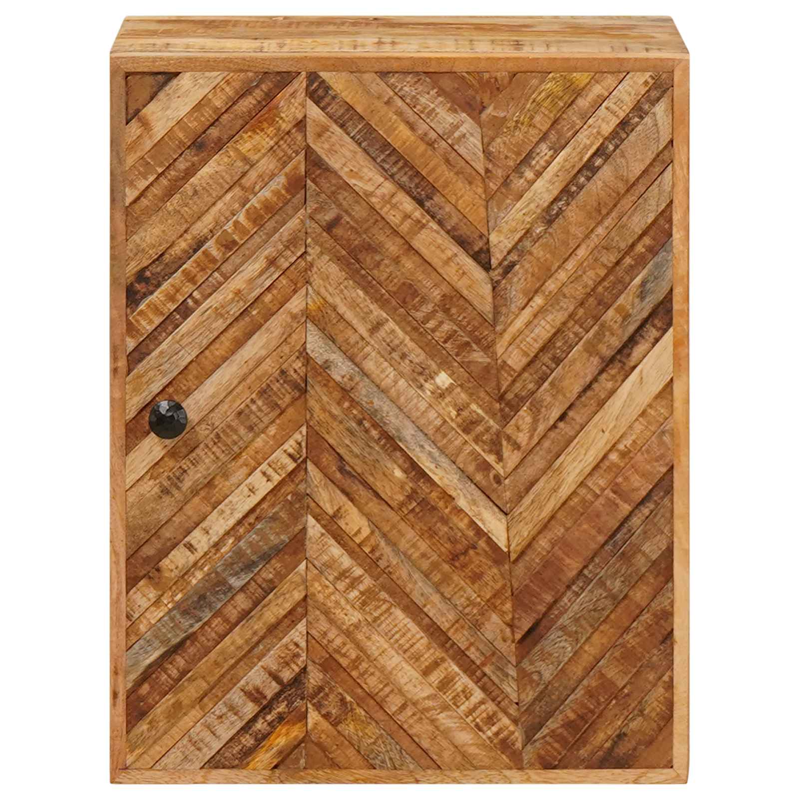 Hængeskab med dør Brun 38 x 33,5 x 48 cm Massivt mangotræ
