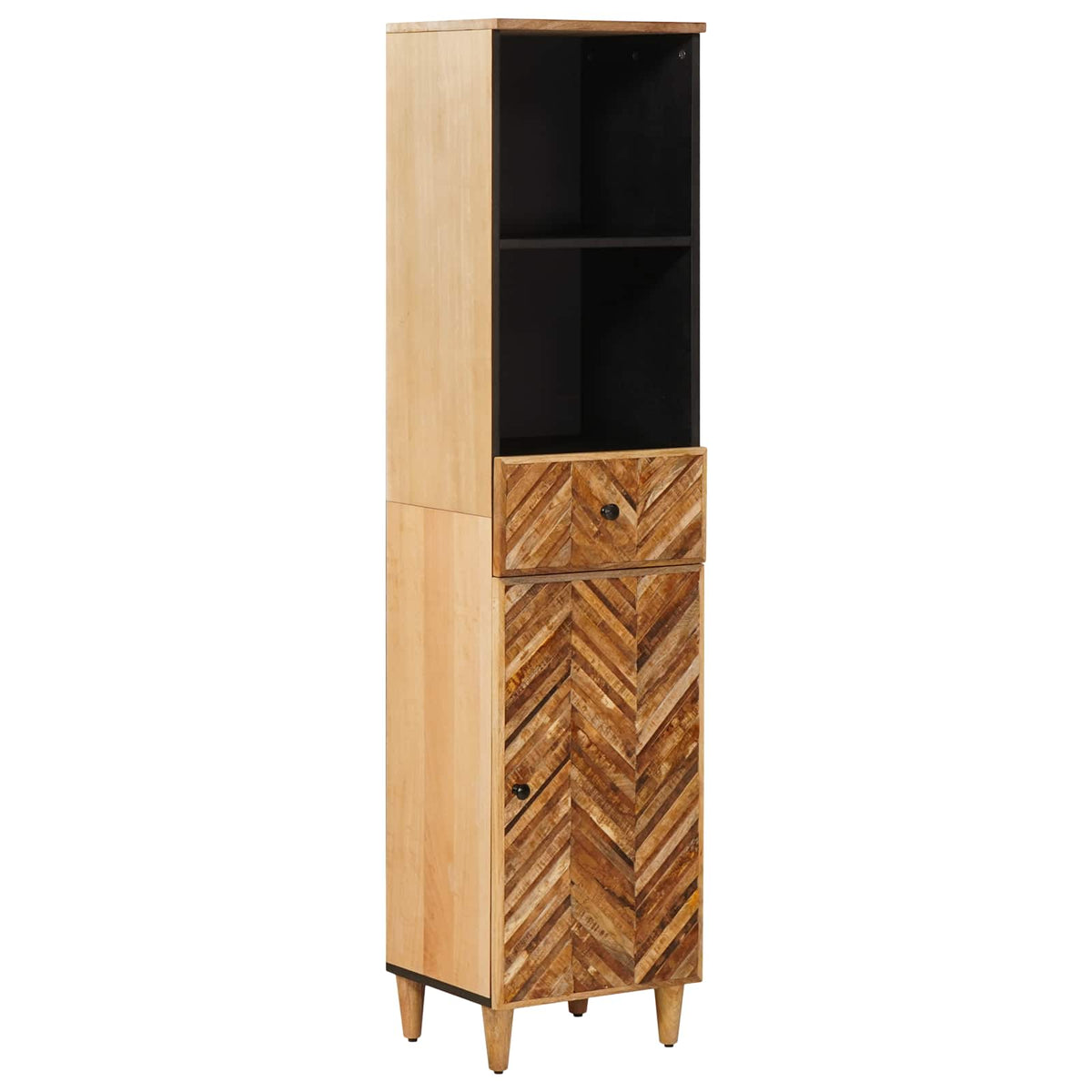 Badevrelsesskab Brun 38 x 33,5 x 160 cm Massivt mangotr
