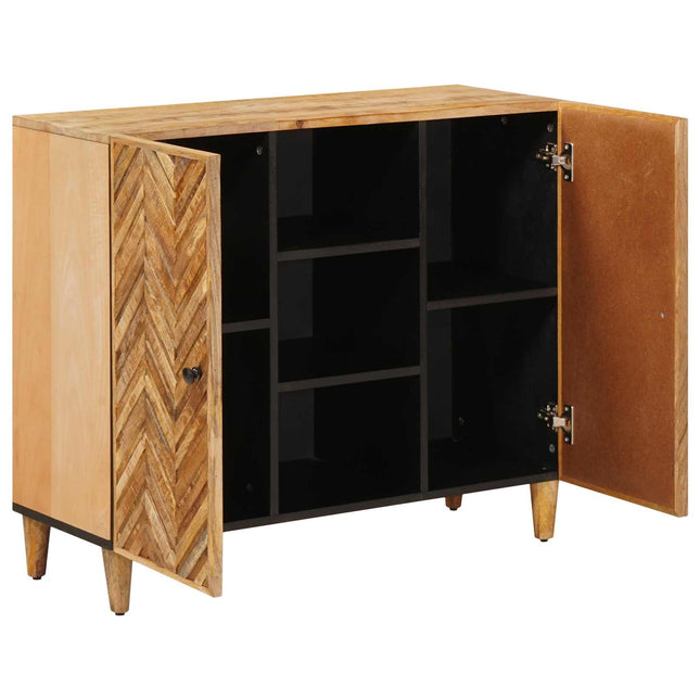 Opbevaringsskabe Brun 90 x 33,5 x 75 cm Massivt mangotræ