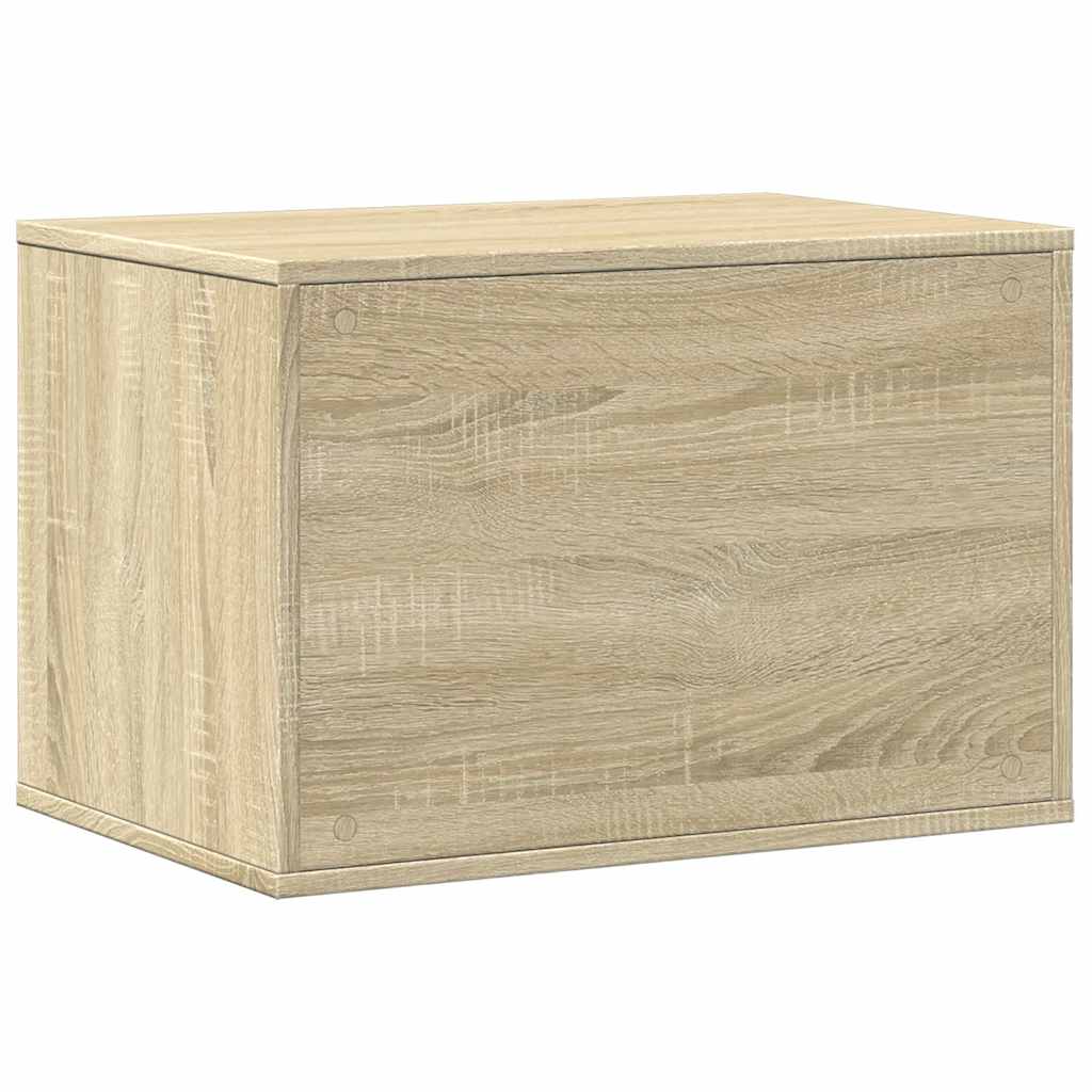 toiletskjuler kattebakke 60x40x40 cm konstrueret træ sonoma-eg