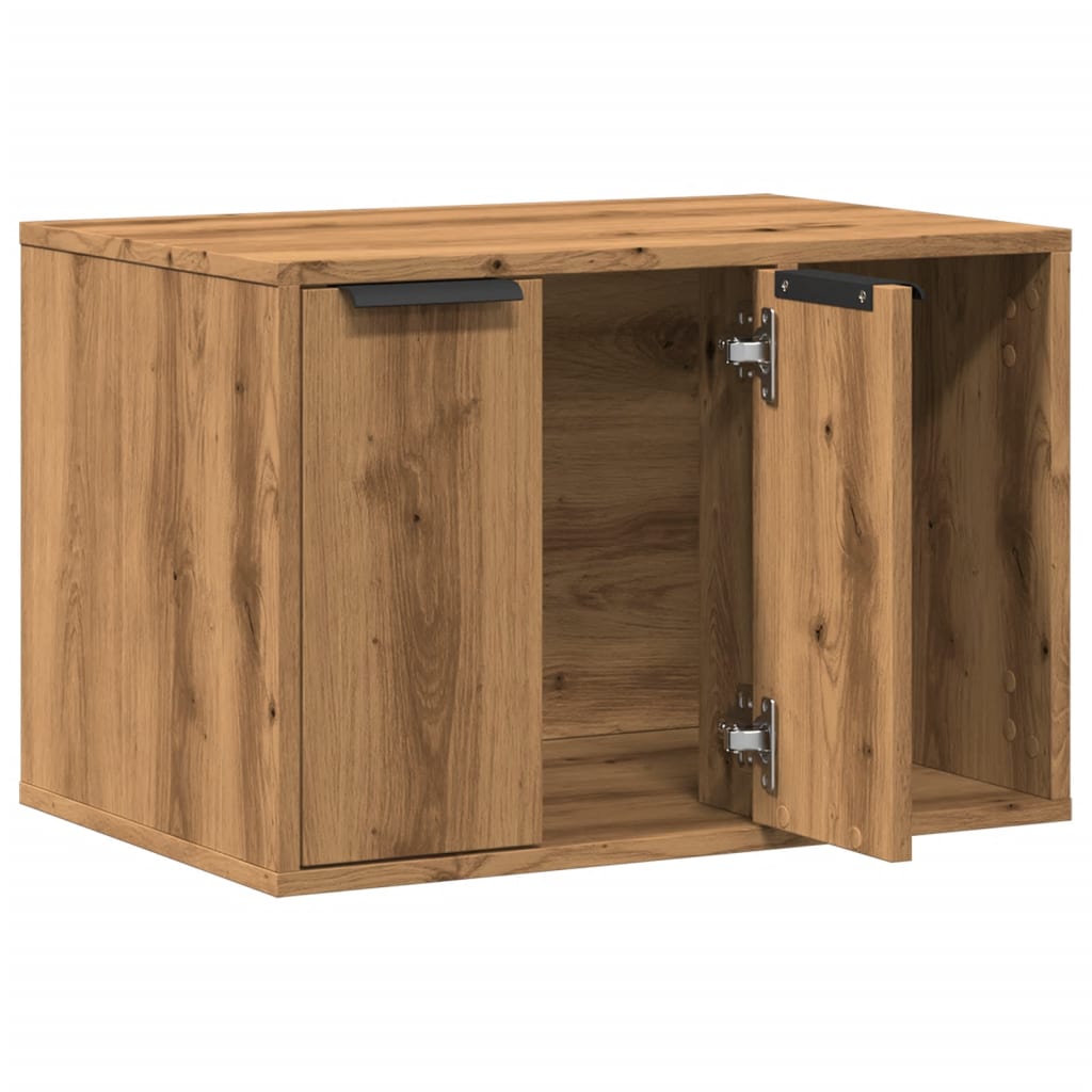 toiletskjuler kattebakke 60x40x40 cm konstrueret træ kunsteg