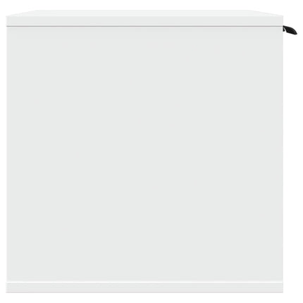 toiletskjuler til kattebakke 80x50x45 cm konstrueret træ hvid