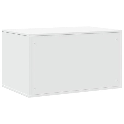 toiletskjuler til kattebakke 80x50x45 cm konstrueret træ hvid