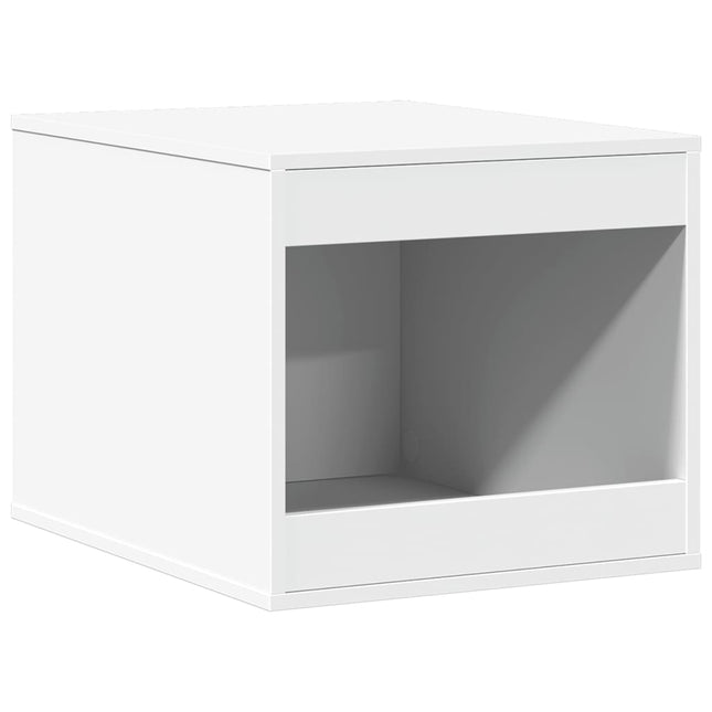 toiletskjuler til kattebakke 47x59x42 cm konstrueret træ hvid