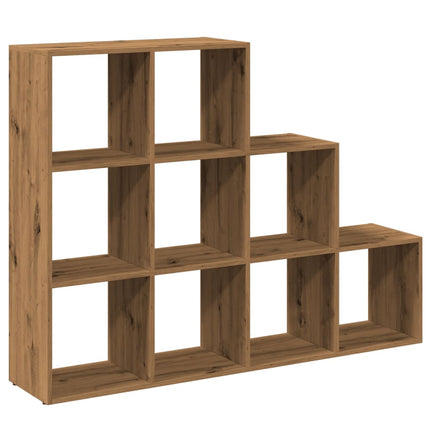bogreol/rumdeler 137,5x29x103,5 cm konstrueret træ kunsteg