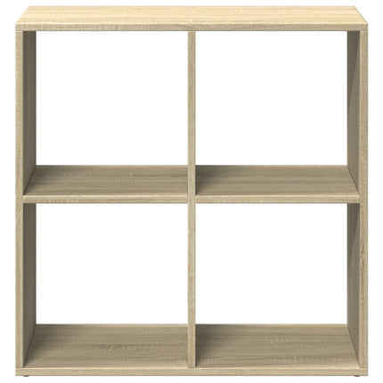 bogreol/rumdeler 69,5x29x69,5 cm konstrueret træ sonoma-eg