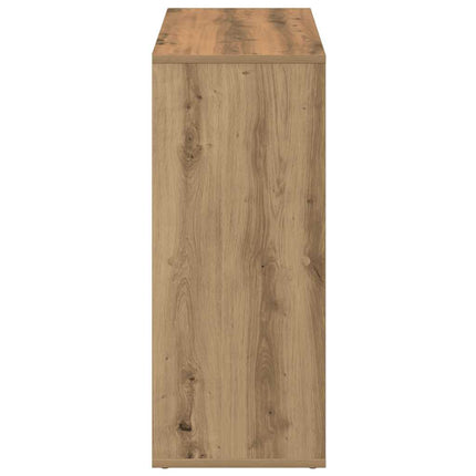 bogreol/rumdeler 69,5x29x69,5 cm konstrueret træ kunsteg