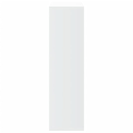 bogreol/rumdeler 69,5x29x103,5 cm konstrueret træ hvid