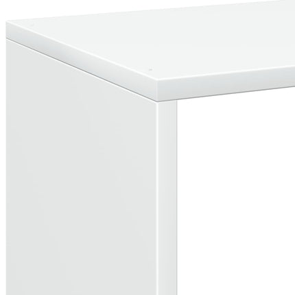 rumdelerreol hvid 69,5x29x137,5 cm konstrueret træ