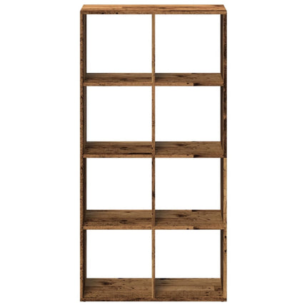 bogreol/rumdeler 69,5x29x137,5 cm konstrueret træ antikt træ