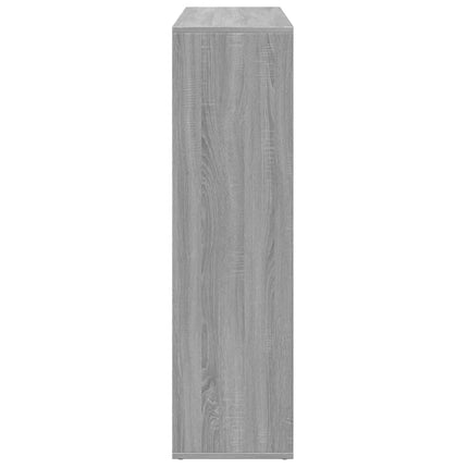 bogreol/rumdeler 102x29x103,5 cm konstrueret træ grå sonoma-eg