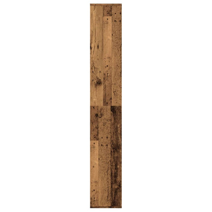 bogreol/rumdeler 67x25x161,5 cm konstrueret træ antikt træ