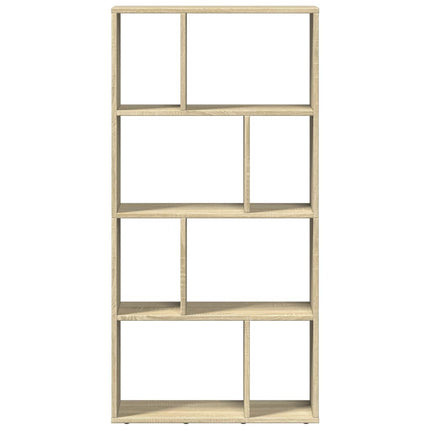 bogreol 60x20x120,5 cm konstrueret træ sonoma-eg