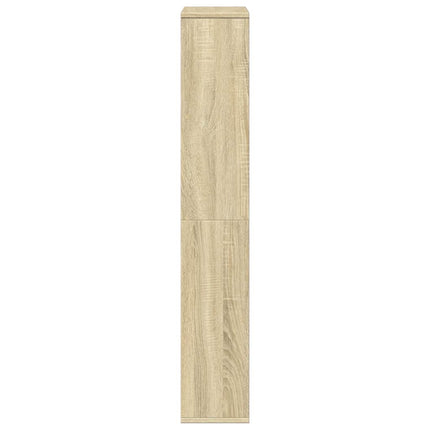 bogreol 60x20x120,5 cm konstrueret træ sonoma-eg