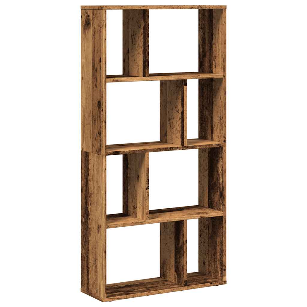 bogreol 60x20x120,5 cm konstrueret træ antikt træ billede