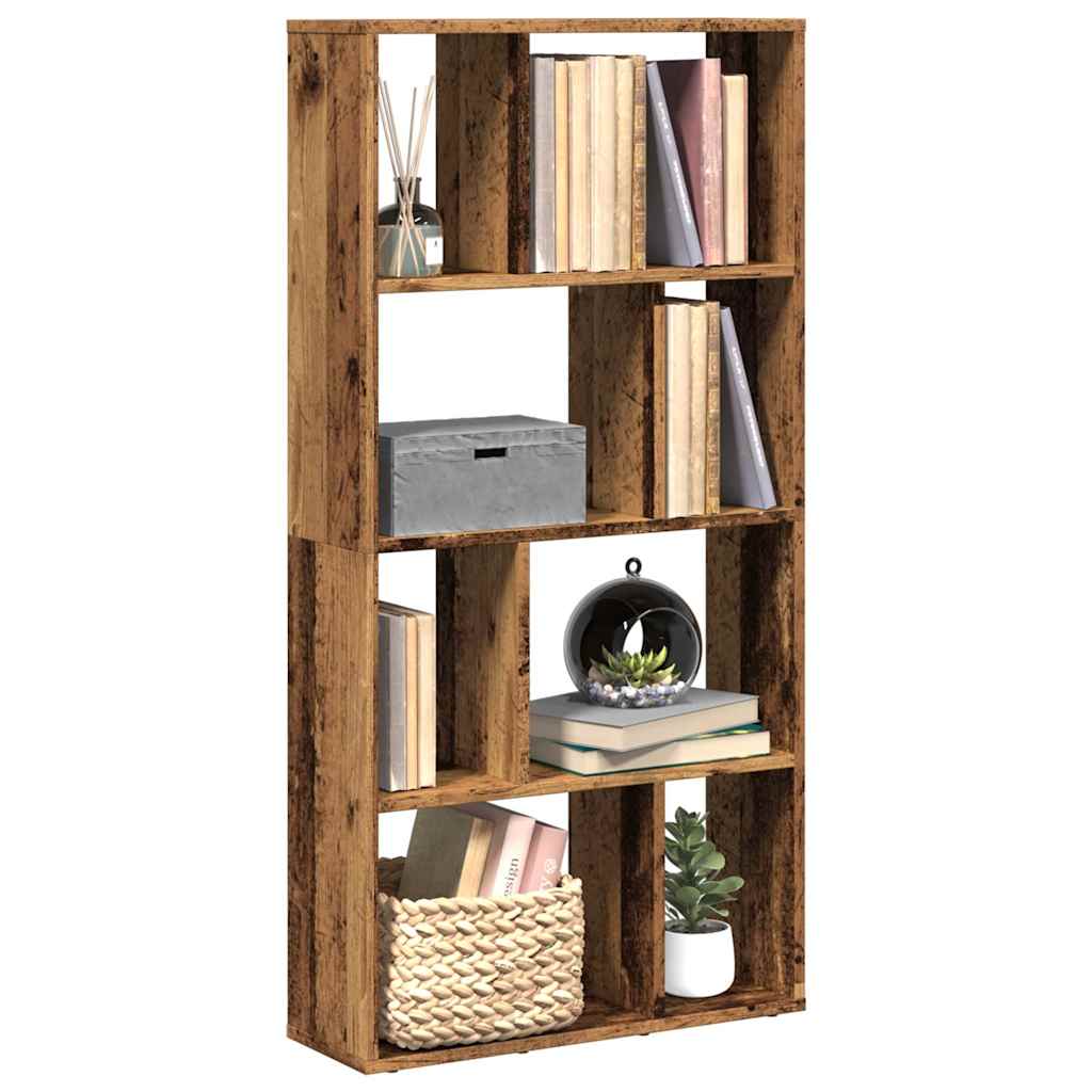 bogreol 60x20x120,5 cm konstrueret træ antikt træ billede