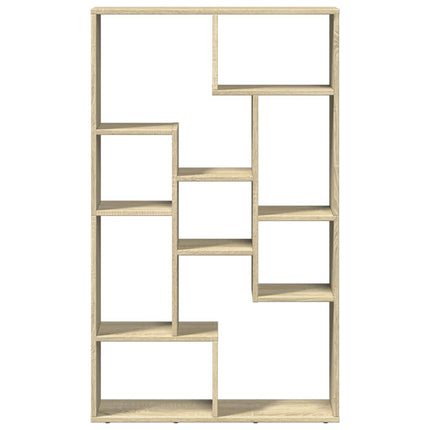 bogreol 72x20x120,5 cm konstrueret træ sonoma-eg
