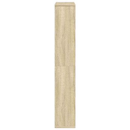 bogreol 72x20x120,5 cm konstrueret træ sonoma-eg