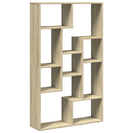 bogreol 72x20x120,5 cm konstrueret træ sonoma-eg